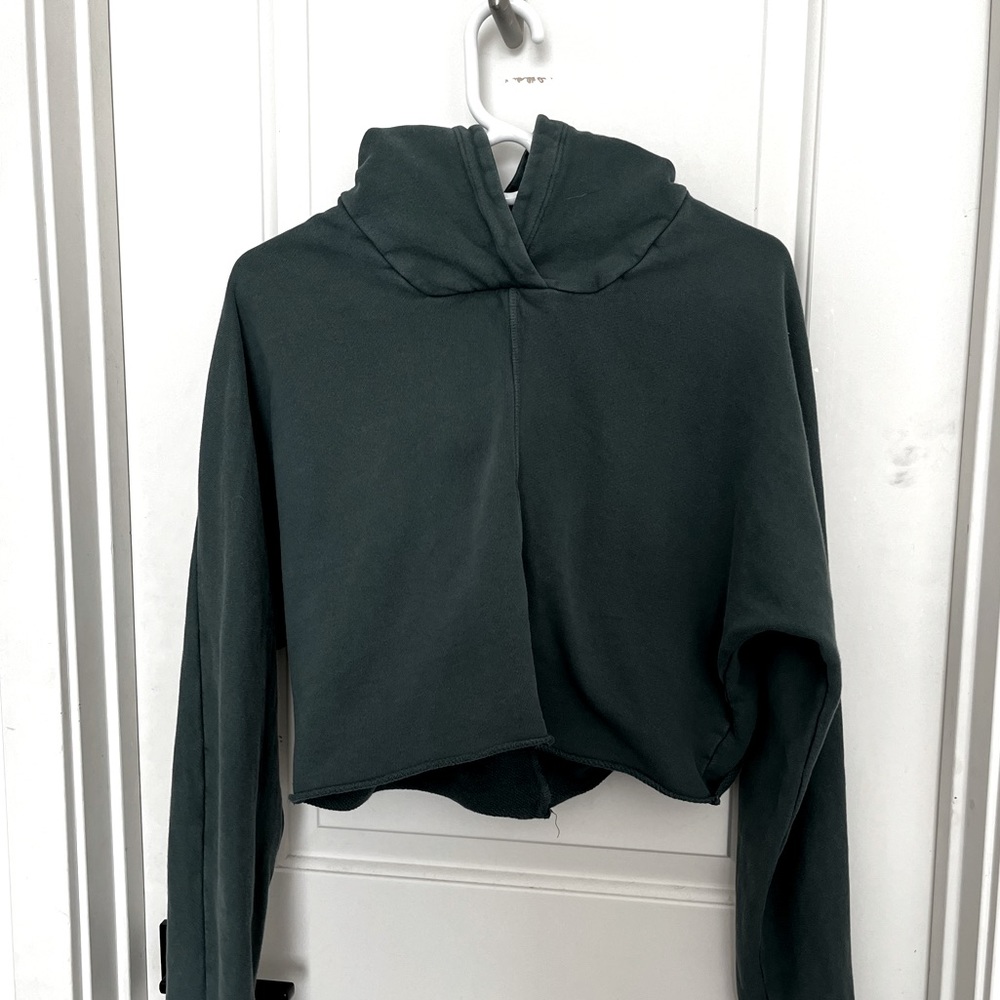 Joah Brown Cocoon Hoodie Jade French Terry Size S/M